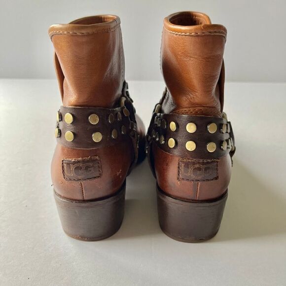 UGG Australia Darling Harness Women's Ankle Boot Whiskey Brown Size 6 - Picture 11 of 12